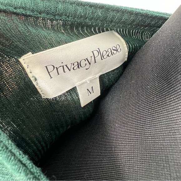 privacy please‎ revolve wrap dress in dark green - Picture 11 of 14